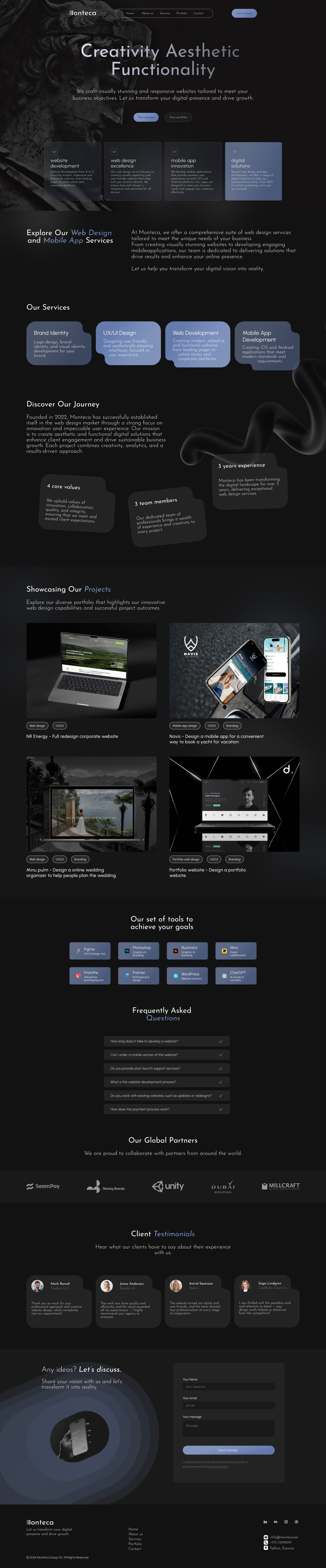 Digital Agency Website Design preview